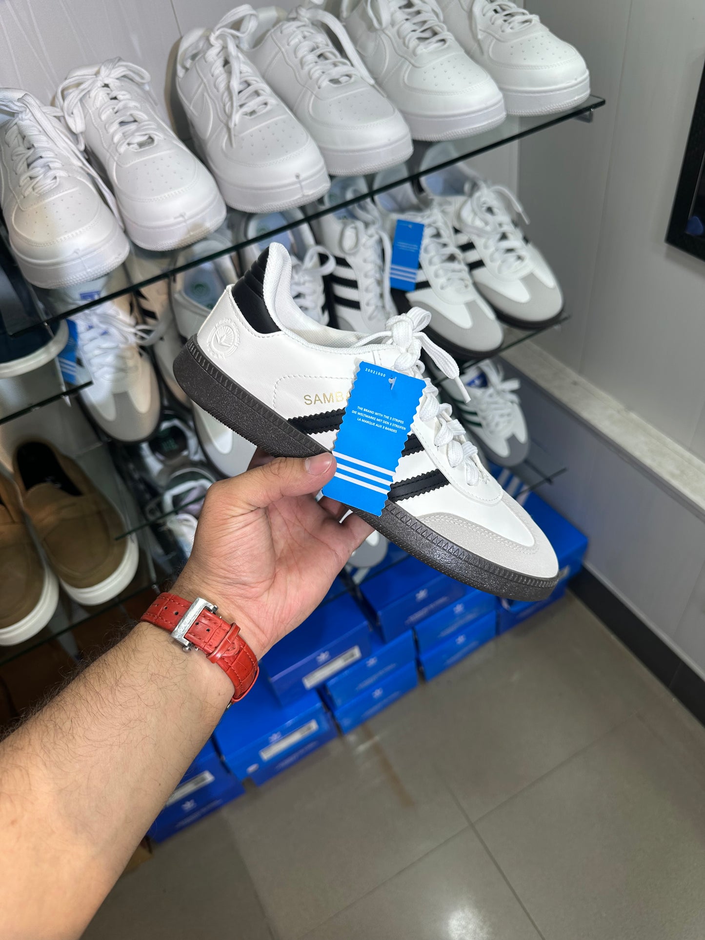 Adidas  samba black stripes