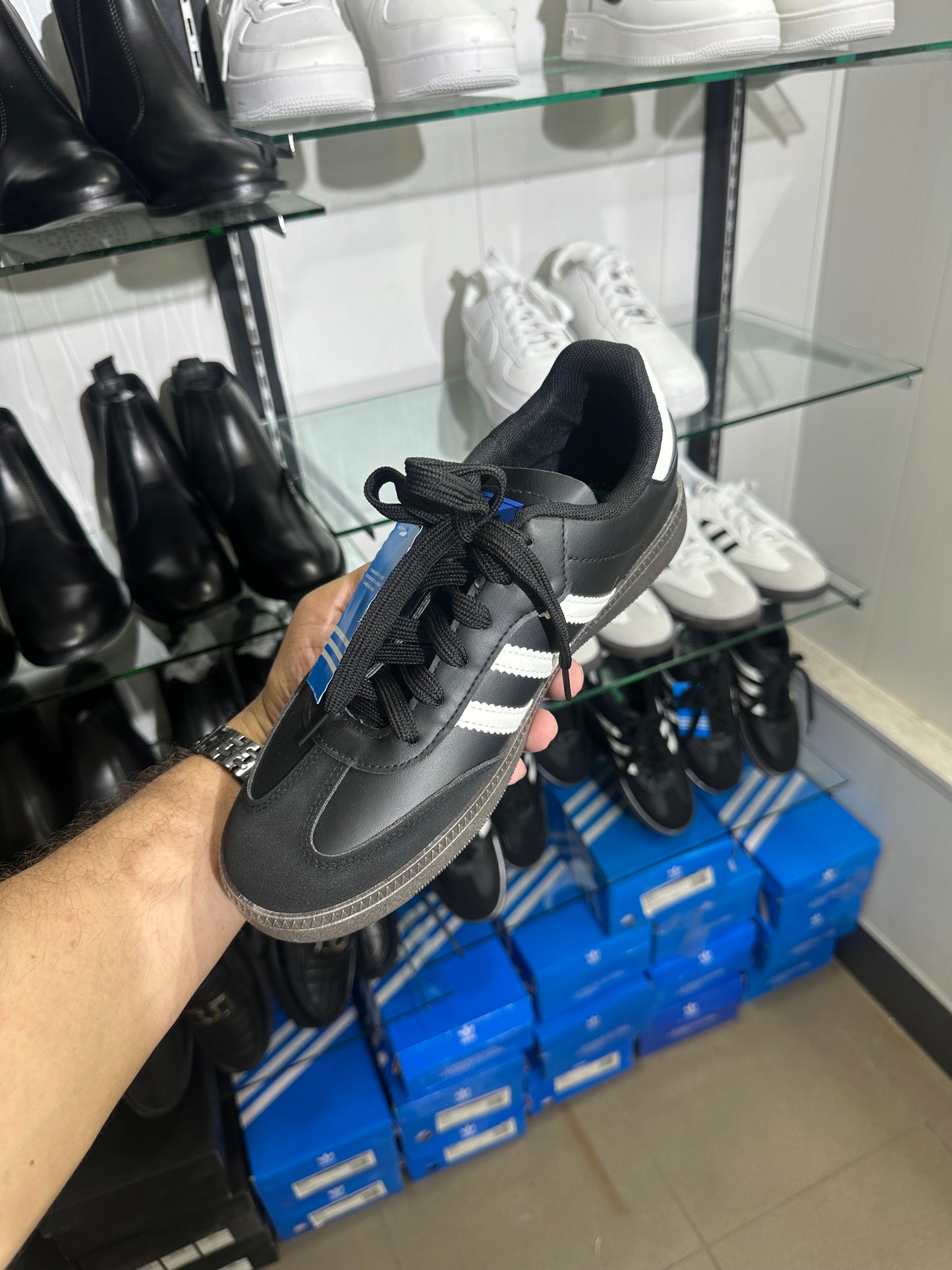 adidas samba black
