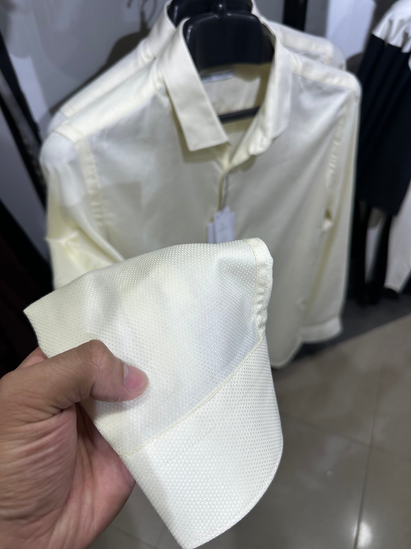 Zara button collar shirt
