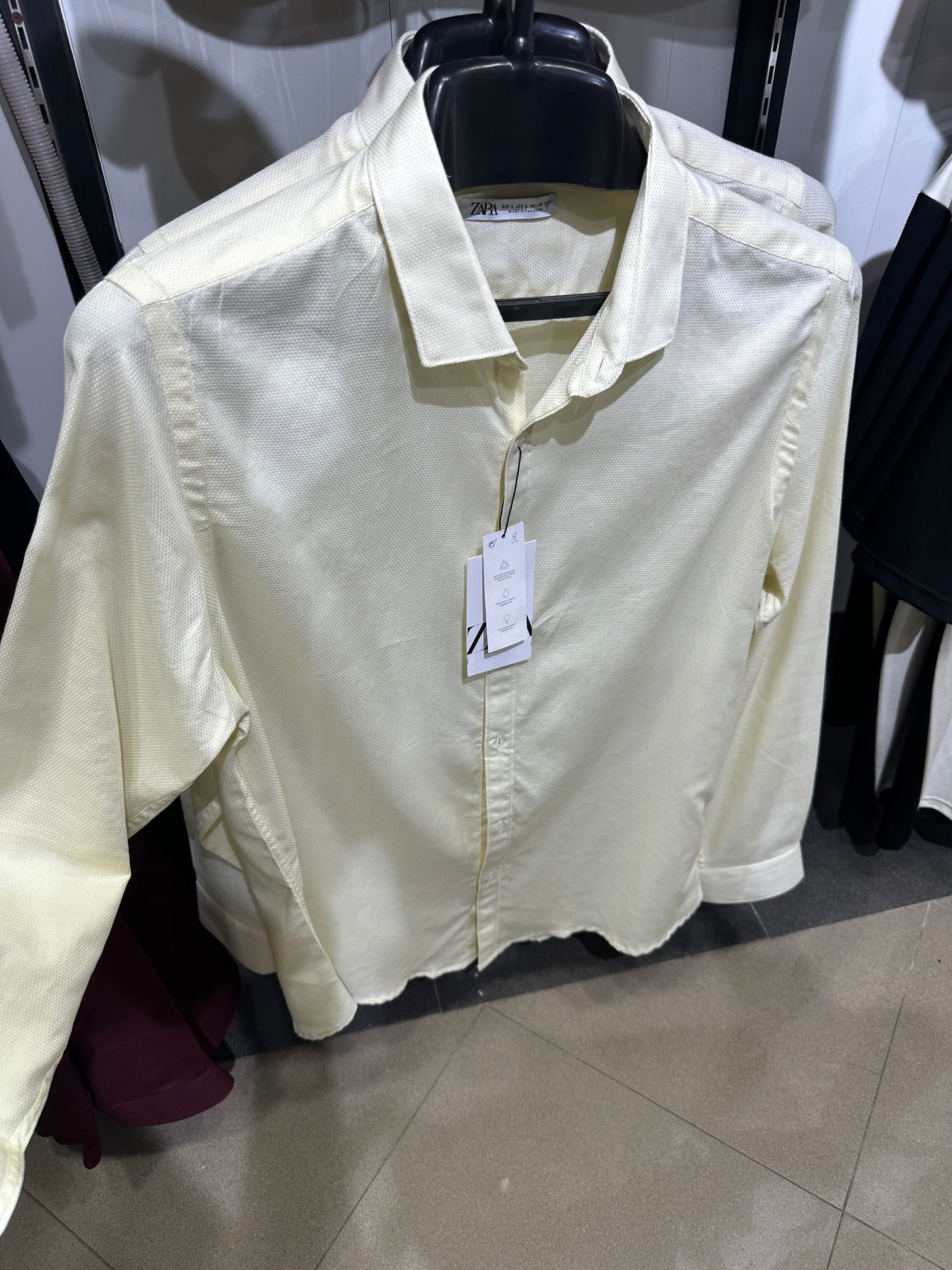 Zara button collar shirt
