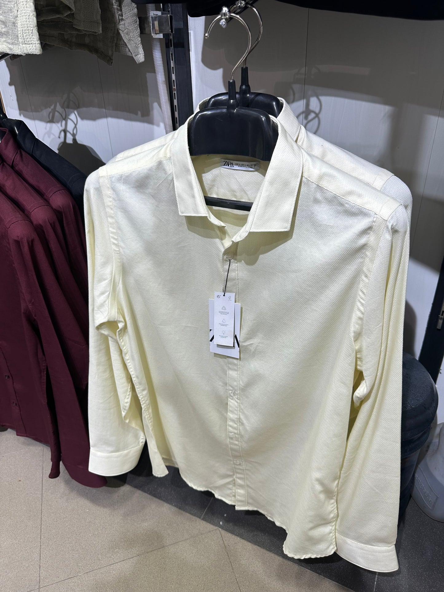 Zara button collar shirt