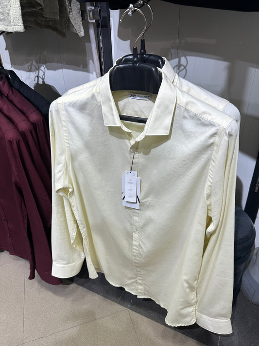 Zara button collar shirt