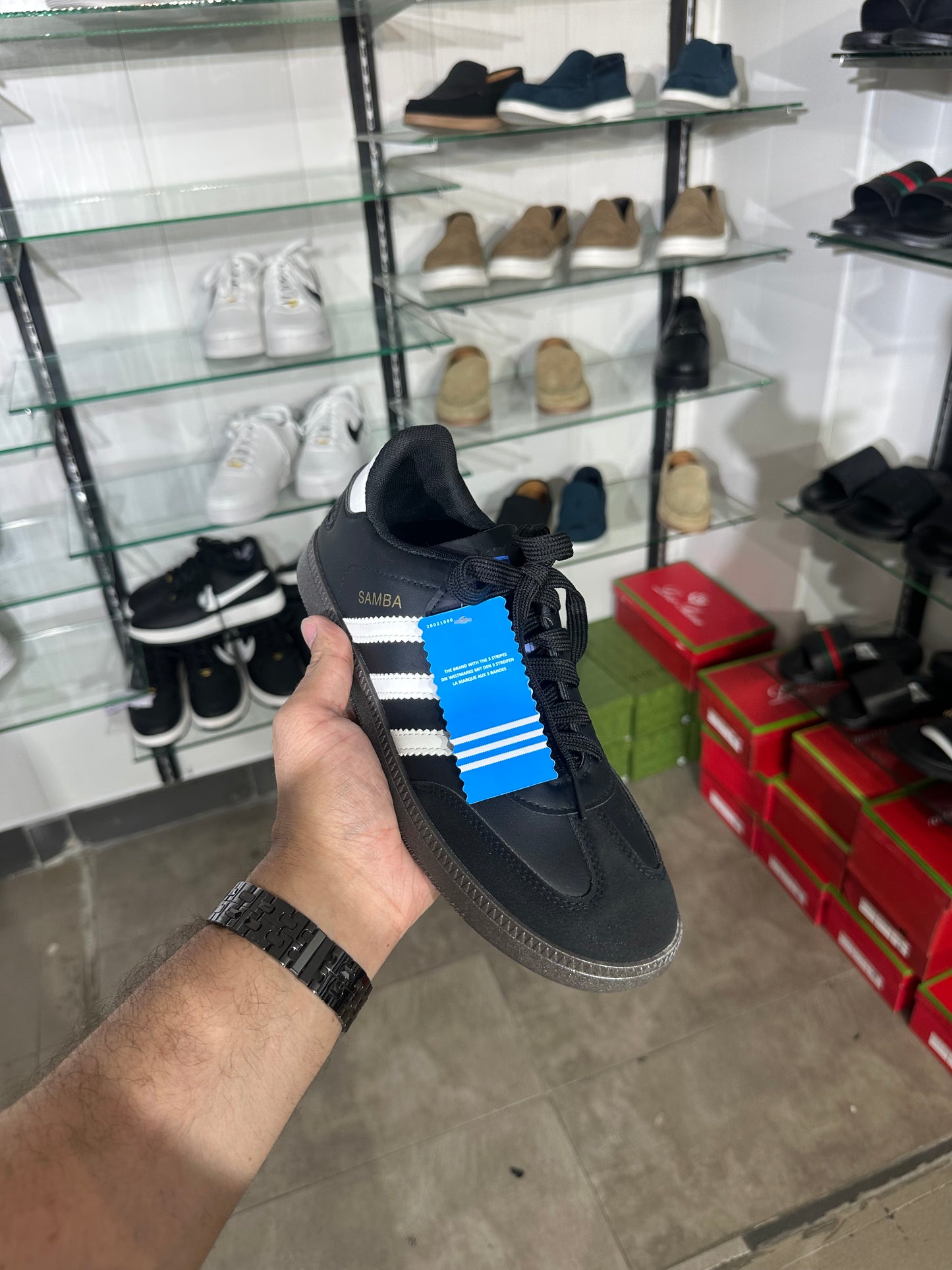 adidas samba black