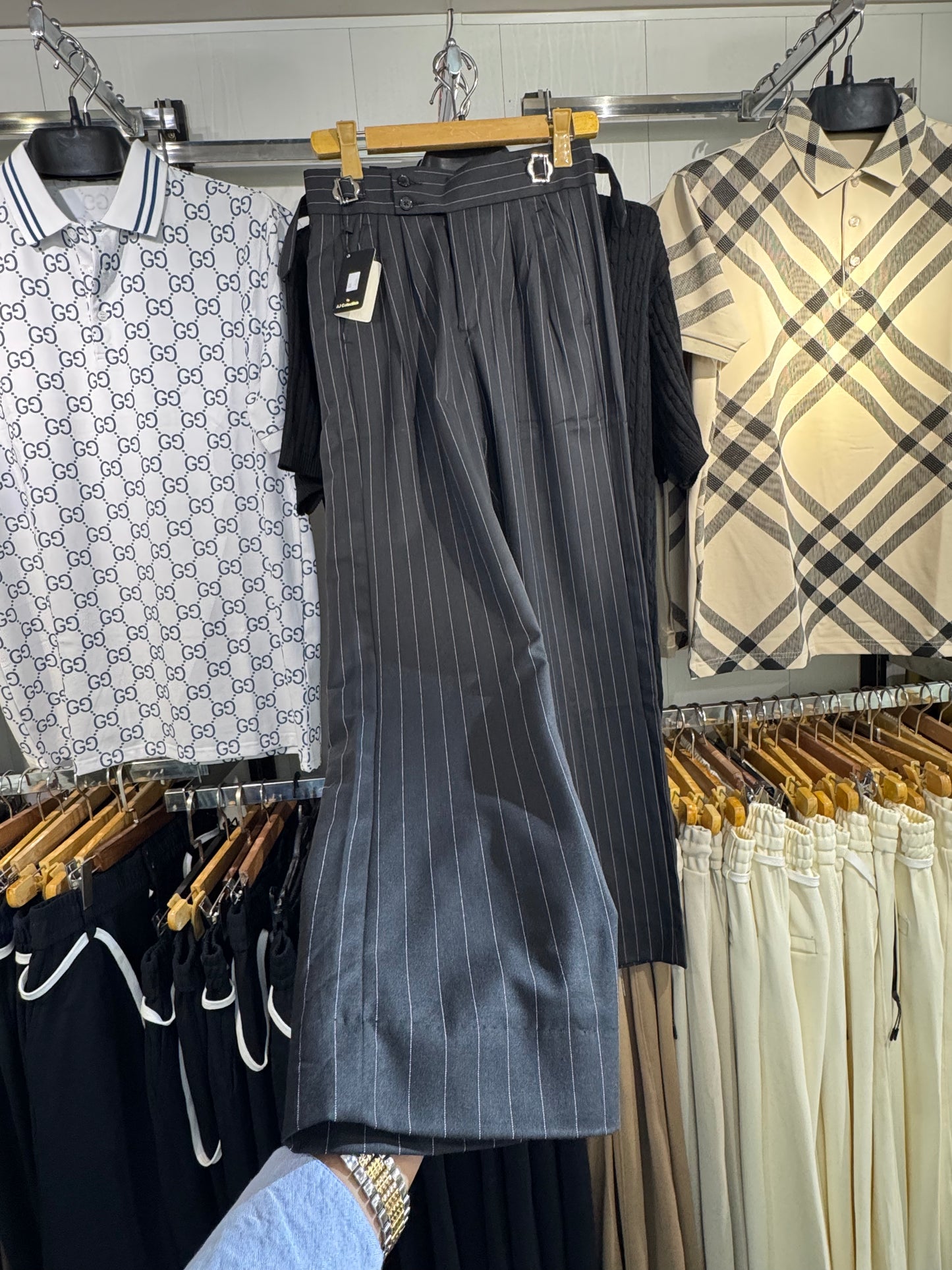 Black  lining Gurkha pant