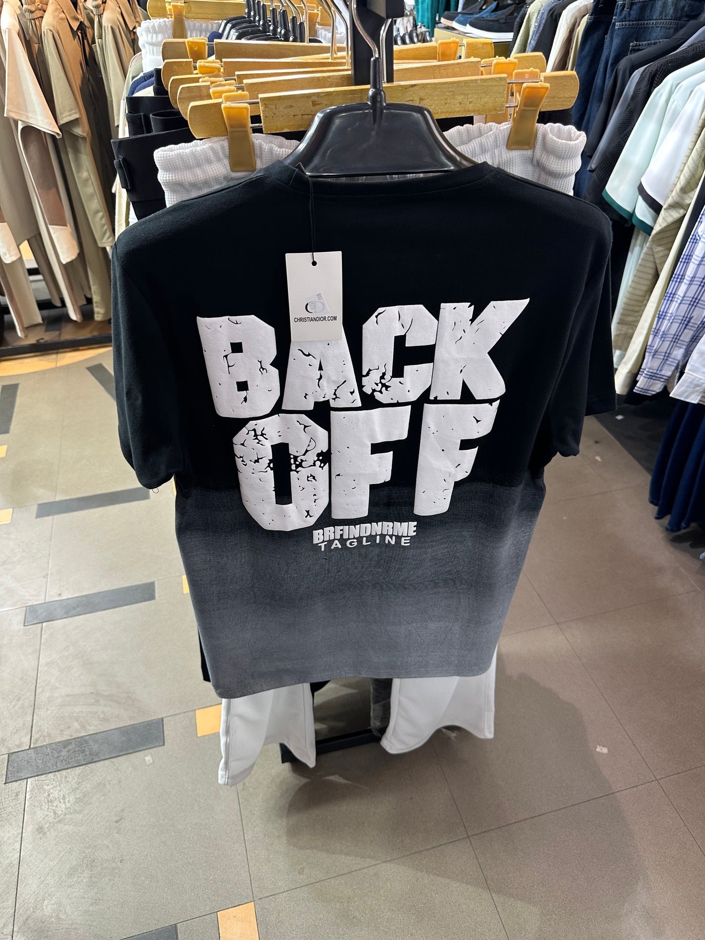 Back off T shirt